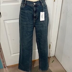 Calvin Klein Jeans Blue Wide-Leg Pants